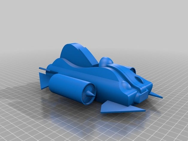 speeder-design 3d drucken 3D print model - Mito3D