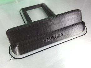 soporte para la tableta samsung tab s2 ningún caso galaxy 3d print model - Mito3D