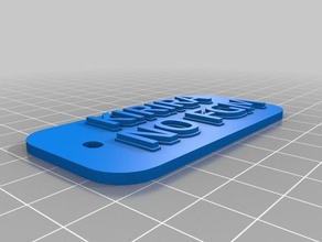 kirira Anahtarlık özelleştirilmiş 3d print model - Mito3D
