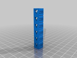 abs calibration tower 3d printing tests customized 3d print model - Mito3D