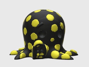 giftig aber hübsch cute octopus Tiere dual-extruder zwei Farbe 3d print model - Mito3D