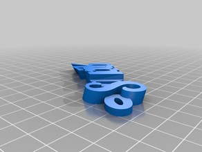sarahk keychains customized 3d print model - Mito3D