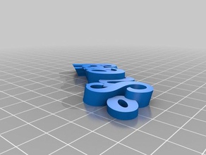 sherry keychains customized 3d print model - Mito3D