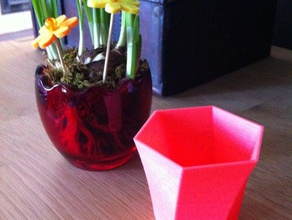 olla de fleur hogar 3d print model - Mito3D