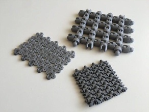 seg wave experimental 3d fabric printing 3d print model - Mito3D