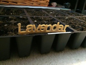 Lavendel-Garten melden outdoor angepasst 3d print model - Mito3D
