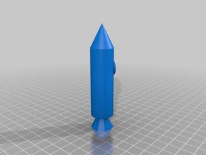 rocket 3d printing cool stuff customizable models model 3d print model - Mito3D