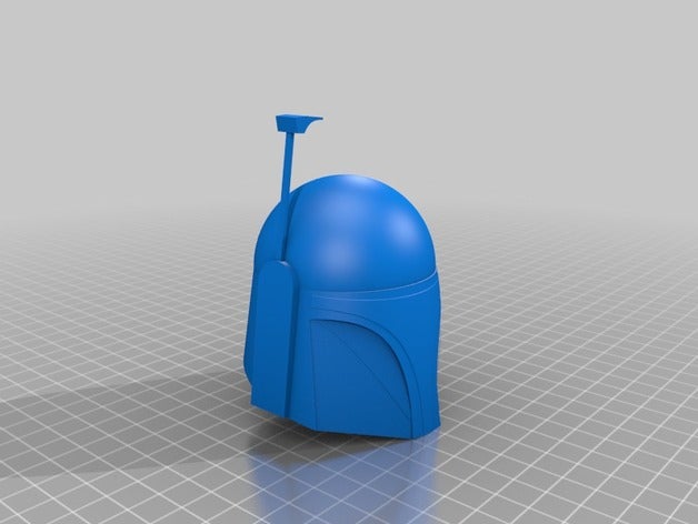 boba fett casco 3d impresión 3D print model - Mito3D