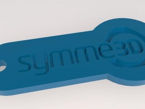 gingillo symme3d portachiavi 3d print model - Mito3D