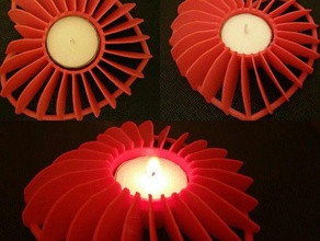 heart tea light candle holder decor love valentine valentines 3d print model - Mito3D