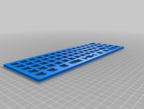 optiminimal rev6 70 matriz de teclado placa caso computador 3d print model - Mito3D