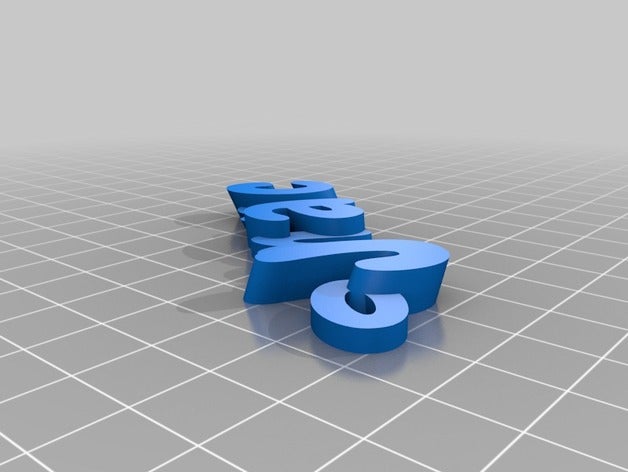 marc Schlüsselanhänger angepasst 3D print model - Mito3D