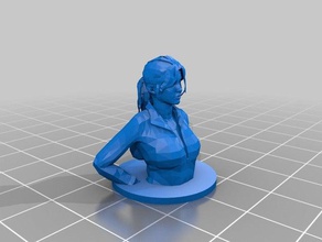 zoey busto left 4 dead pessoas garota o l4d left4dead na adolescência válvula videogame mulher 3d print model - Mito3D