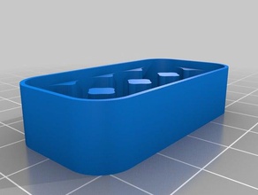8x aaa cell case top containers customized 3d print model - Mito3D