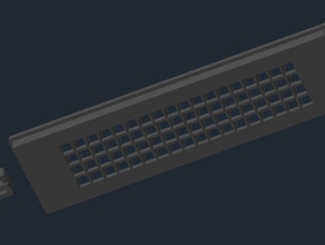 pannello frontale di copertura dell precision computer 3d print model - Mito3D