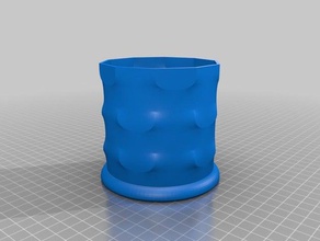 jarrón sostenedor de la pluma organización 3d print model - Mito3D