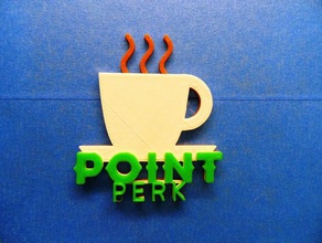 cup coffee icon signs logos 3d print model - Mito3D