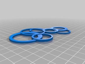 meine angepasste verspielte Ringe Halskette Schmuck 3d print model - Mito3D