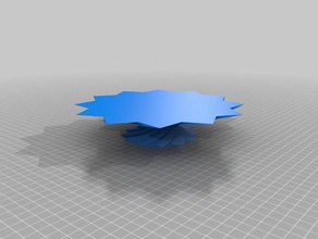 mesa quadrada decoração personalizado 3d print model - Mito3D