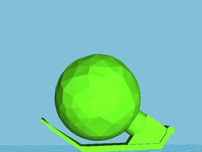 poli nade a arte de resfriamento falsos granada baixa contagem polígonos polígono modelo parte pla aleatório brinquedo 3d print model - Mito3D