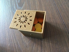 einfache box Container cover 3d print model - Mito3D