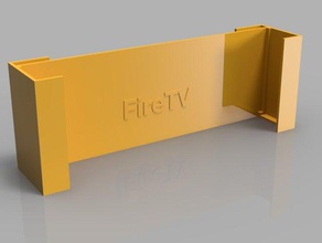 firetv tv-Halterung gadgets amazon Feuer-tv kindle openscad 3d print model - Mito3D