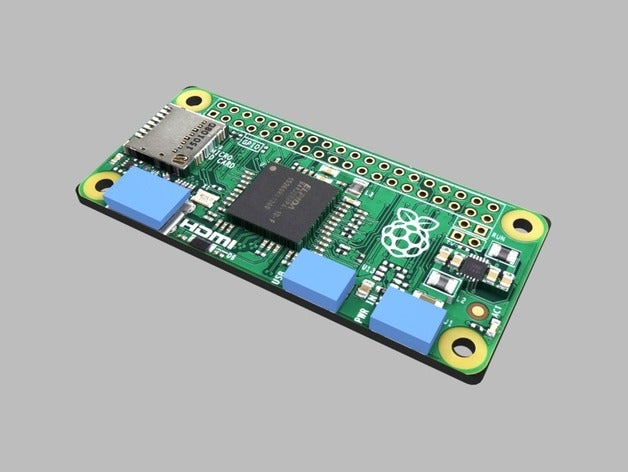 raspberry-pi cero pcbboard equipo raspberry pi 3D print model - Mito3D