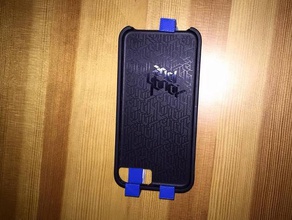basic phone holder wall mobile 3d print model - Mito3D