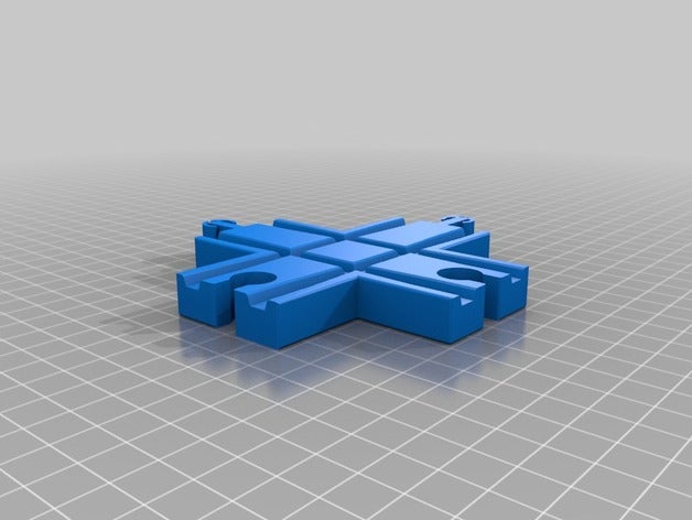 4 via treno di attraversamento ikea kmart au compatibile i giocattoli giochi brio binari del giocattolo 3D print model - Mito3D