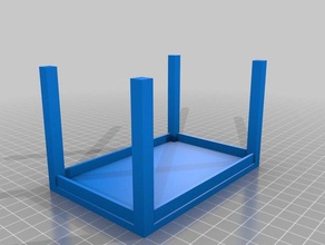mesa de cocina con sillas modelo muebles 3d print model - Mito3D