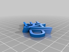 &aringse nyckelring 3 keychains customized 3d print model - Mito3D