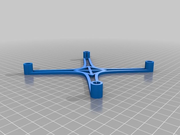 mon personnalisés hyperbolique micro brossé quadcopter frame rc véhicules 3D print model - Mito3D