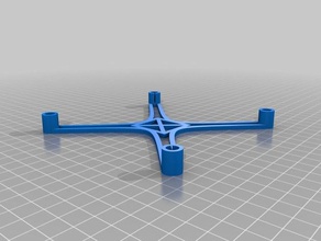 mon personnalisés hyperbolique micro brossé quadcopter frame rc véhicules 3d print model - Mito3D