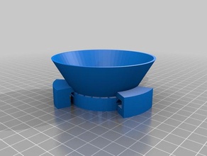 locking expresso machine funnel kitchen dining coffee grinder tamper latte 3d print model - Mito3D