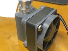 duto do ventilador 40mm fã e3d v5 barril a impressora partes 3d print model - Mito3D