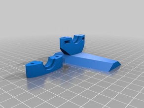 quick swap e3d v6 holder printing 3d print model - Mito3D