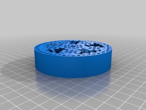 il mio personalizzati a spina di pesce planetaria gearbearing opzionale nido d'ape ingegneria 3d print model - Mito3D