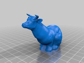 coelho de vaca criaturas animalmix 3d print model - Mito3D