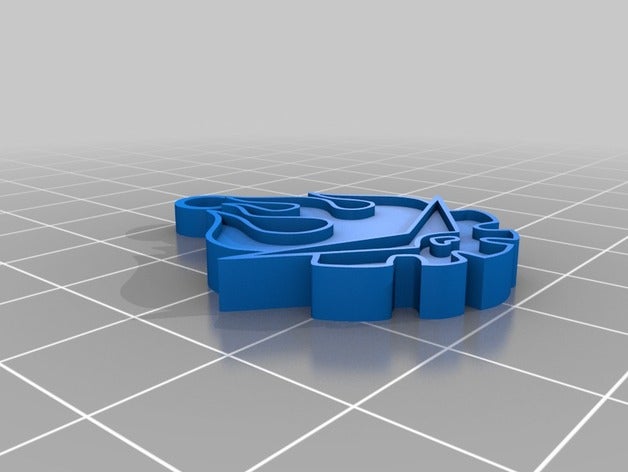 ciondolo gurren lagann outros 3D print model - Mito3D