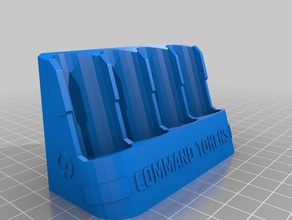 command tokens vertical toy game accessories 3d print model - Mito3D