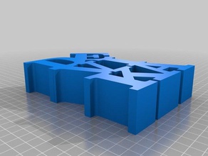davika Wort Skulptur Skulpturen angepasst 3d print model - Mito3D