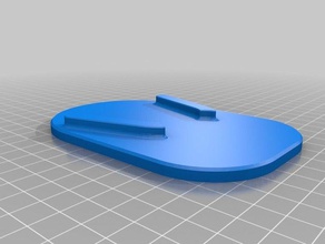 Seitenständer pad coaster automotive 3d print model - Mito3D