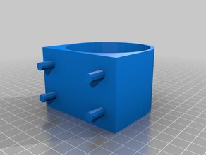 aqua net peg board holder organization customized 3d print model - Mito3D