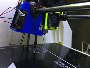 robo3d vulcano divertimento condotto più breve 1mm la stampante parti e3d della ventola r1 3d print model - Mito3D