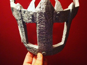 mad max fury road muso remix il costume cosplay la maschera faccia di metallo zbrush 3d print model - Mito3D