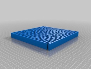 meine angepasste random maze generator rein openscad - Spielzeug Spiele 3d print model - Mito3D