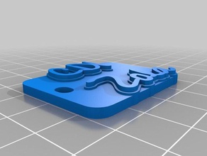 cdi-zola llaveros personalizado 3d print model - Mito3D