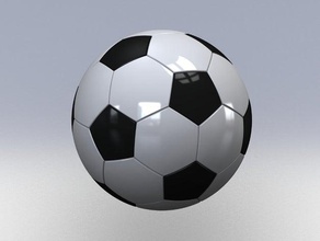 ballon de football modèles 3d print model - Mito3D