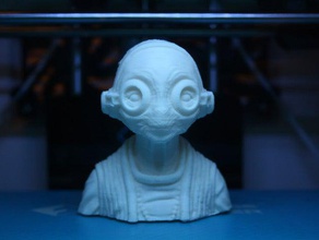 maz bust highly detailed mudbox sculpt people alien woman katana sci-fi space star wars 3d print model - Mito3D