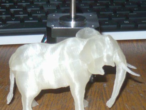 elefante split los animales 3d print model - Mito3D